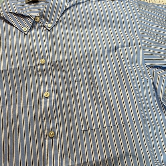 NWT J. Crew Cotton Poplin Button Striped Pajama Shirt sz S - Picture 3 of 10